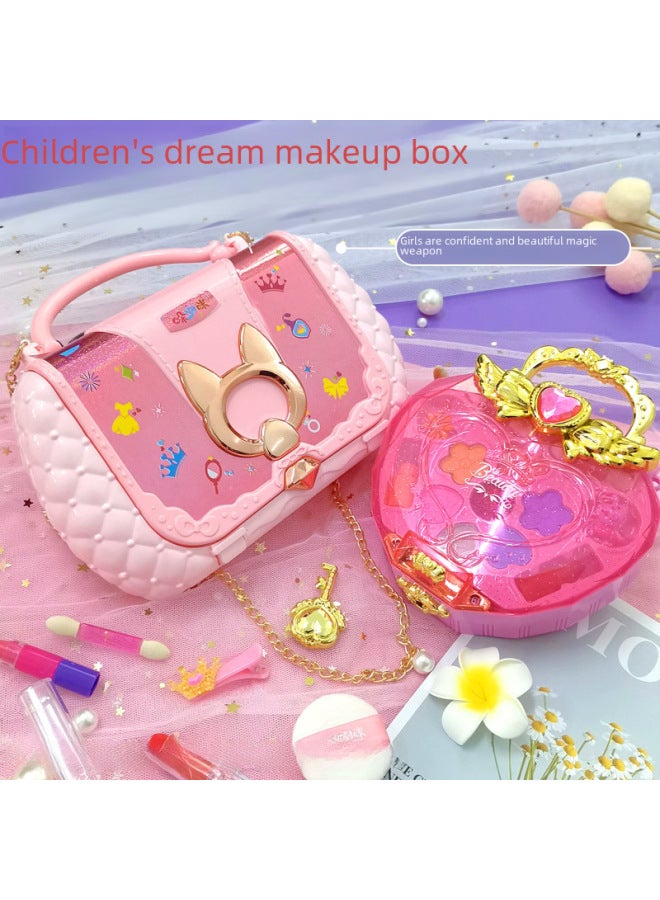Kids Girls Makeup Set Princess Toys Birthday Gift Cosmetic Box Painting Makeup Dedicated Children's Play Toys-Color:(Modern Box)-Beauty Box - Image 4