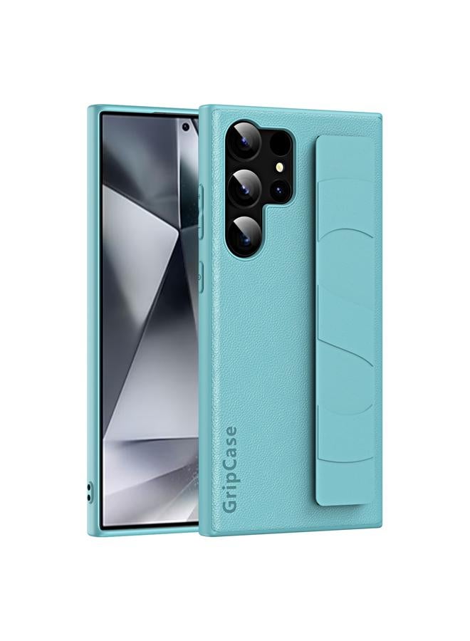 اس-توب جراب لهاتف Samsung Galaxy S24 Ultra 5G مع غطاء خلفي مرن بمقبض معصم - Image 1