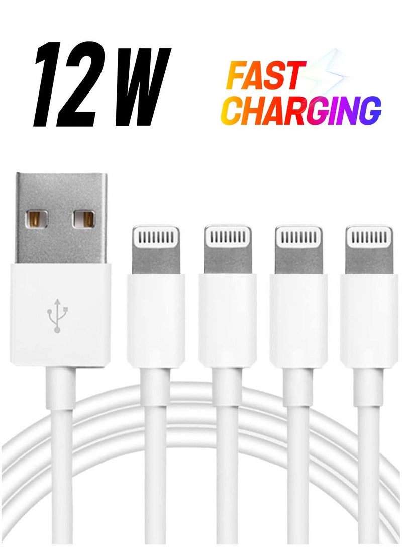 Phone Planet 4Pack Original [Apple MFi Certified] Charger Lightning to USB Charging Cable Cord Compatible iPhone 14/13/12/11 Pro/11/XS MAX/XR/8 - Image 1