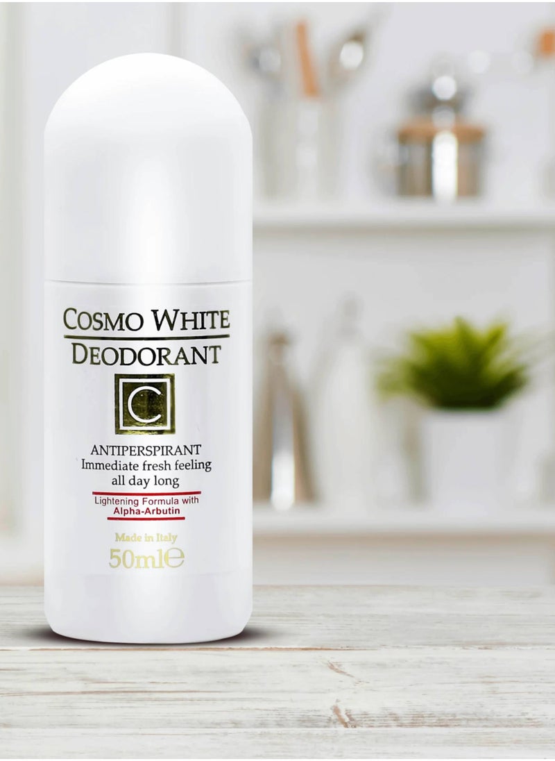 COSMO - Cosmo White Deodorant with Alpha Arbutin 50ml - Image 1