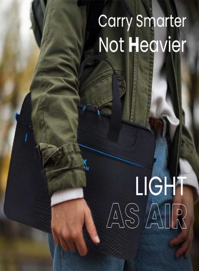 RivaCase Regent 8037 Black Laptop Bag 15.6" Inches Smart Design Durability for both Versatility and Style Briefcase for Macbook Laptop with Smart Organizer, Professional Bag for Business, Work, Travel - Image 5