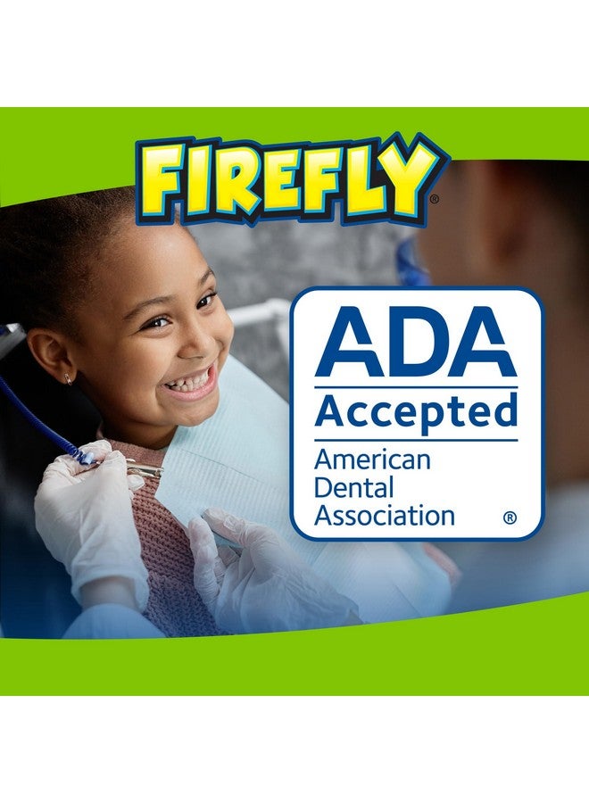 فايرفلاي معجون أسنان فايرفلاي كيدز المضاد للتسوس بالفلورايد الطبيعي، بنكهة العلكة، بنكهة القنفذ سونيك، معتمد من جمعية طب الأسنان الأمريكية (ADA)، 4.2 أونصة - Image 5