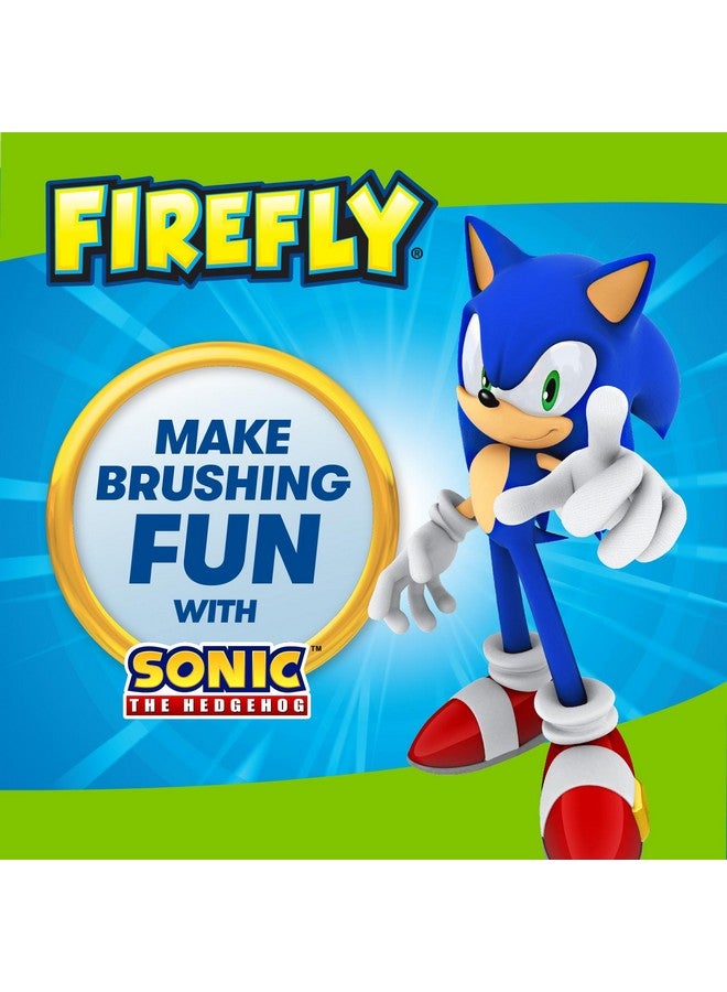 فايرفلاي معجون أسنان فايرفلاي كيدز المضاد للتسوس بالفلورايد الطبيعي، بنكهة العلكة، بنكهة القنفذ سونيك، معتمد من جمعية طب الأسنان الأمريكية (ADA)، 4.2 أونصة - Image 2