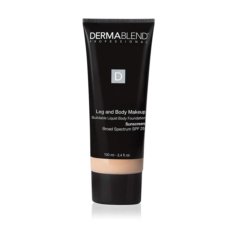 Dermablend Leg and Body Makeup Foundation with SPF 25 10N Fair Ivory 34 Fl Oz