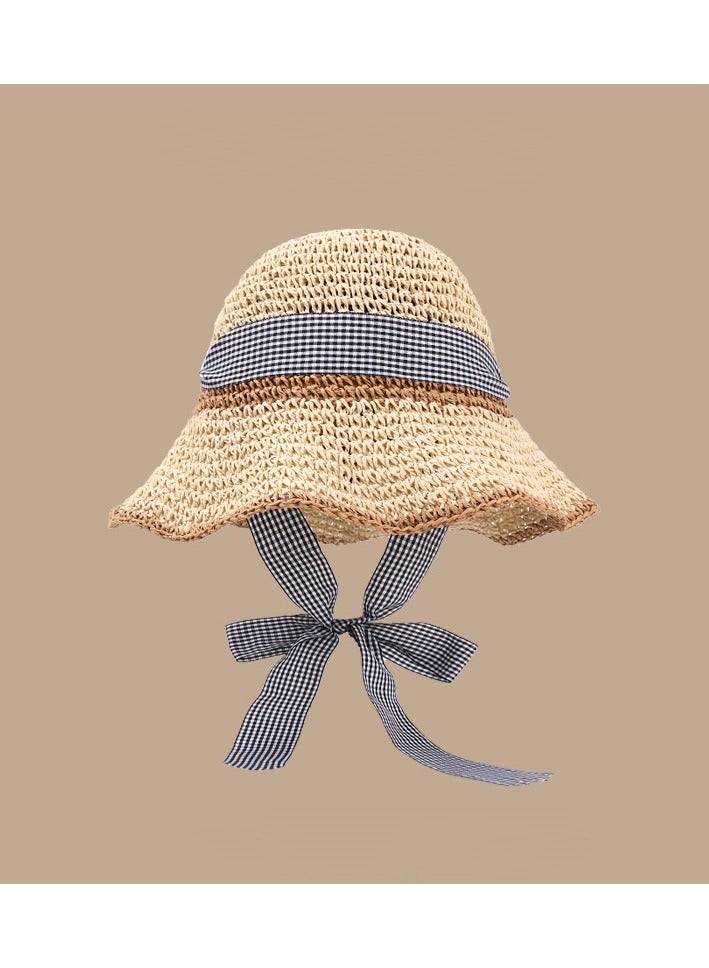 KUYING New Handmade Woven Sun Hat 56-58cm 