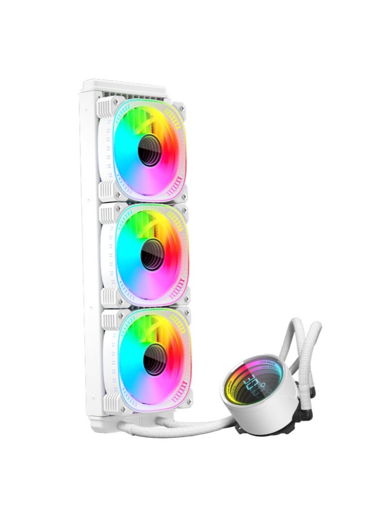 DEEPCOOL 360 digital display water cooling radiator computer ARGB temperature display lens multi-platform integrated CPU radiator - Image 3