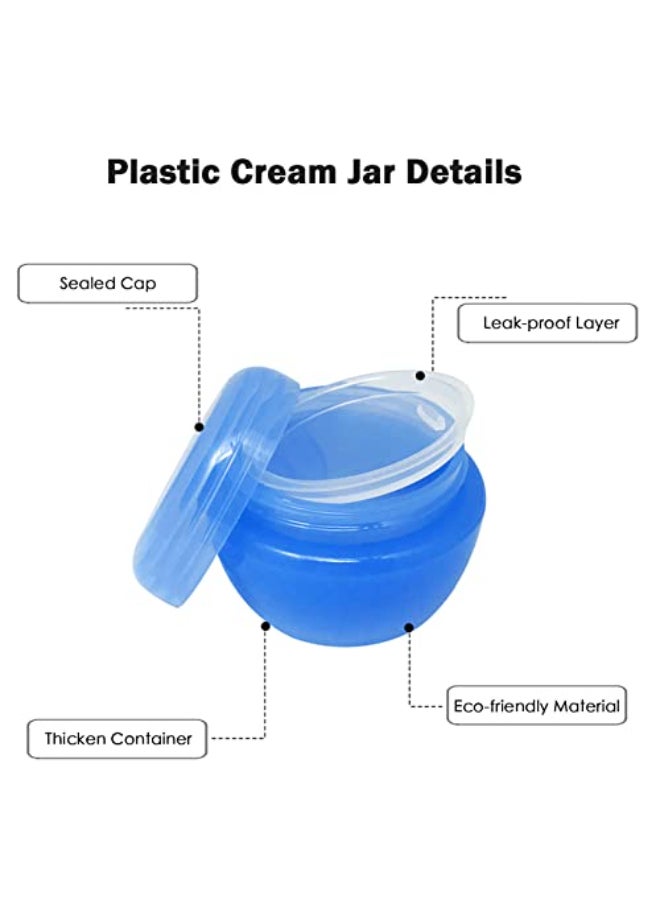 Cosywell Travel Containers 6PCS Refillable Leakproof Cream Jars for Toiletries Lotion Cosmetic Body Cream - Image 3