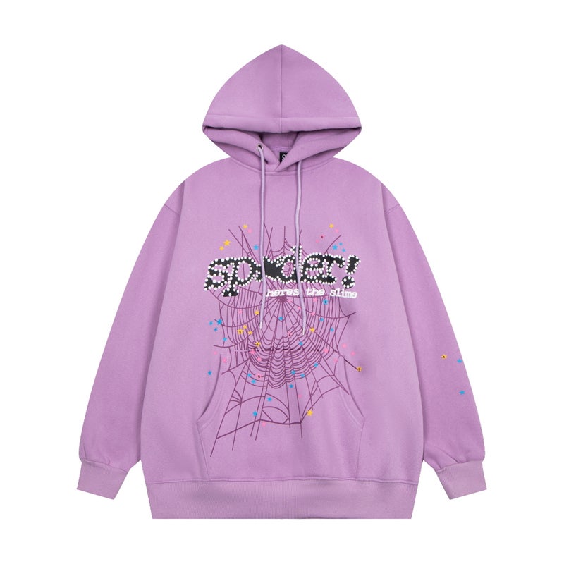 Sp5Der Hip-Hop Singer'S Same Style Foam Letter 5555 Printed Men'S And Women'S Couple Sweatshirt Hoodie Suit - Image 1