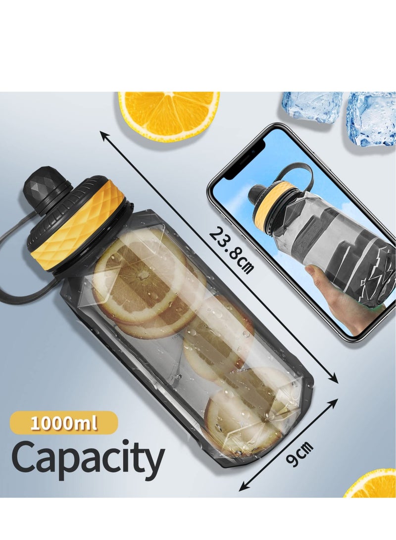 Excefore Water Bottle 32oz, Leakproof Water Bottle,Sport Drinking Bottle ,Gym Bottle Large Water Bottle Portable for Gym Running Cycling School Office Sports Fitness - Image 4