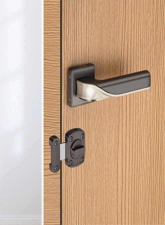 SARDAR Magna Black Finish Door Lock for Main Door/Mortise Door Lock Set/3 Brass Keys/Bedroom Door Lock/Handle Lock for Home/Office/Hotel (with Rotary Latch) - Image 1