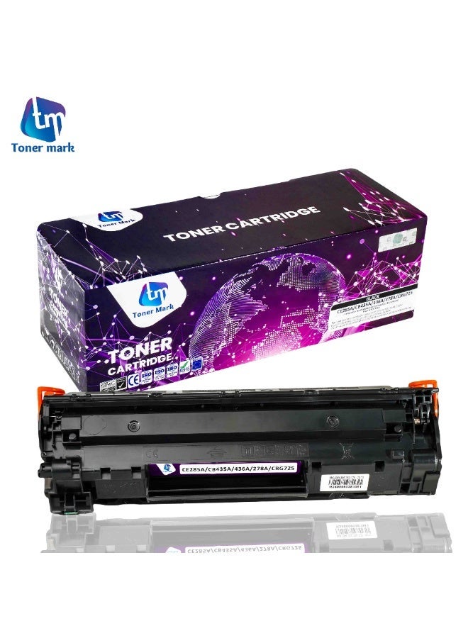 تونرمارك خرطوشة حبرمن تونر مارك متوافقة مع HP 85A CE285A أسود لطابعات HP LaserJet P1102 / P1102W / M1132 / M1212 - Image 1