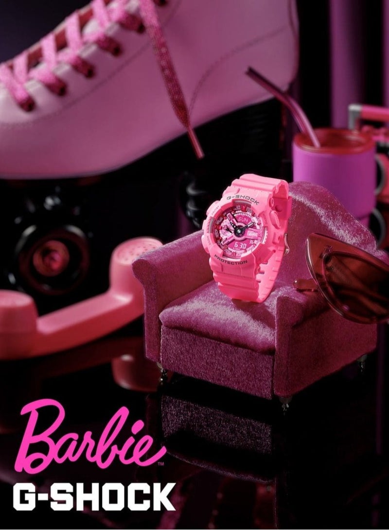 CASIO Casio G-SHOCK Limited Edition Barbie™ Collaboration GMA-S110BE-4A Pink Women's Watch - Image 3