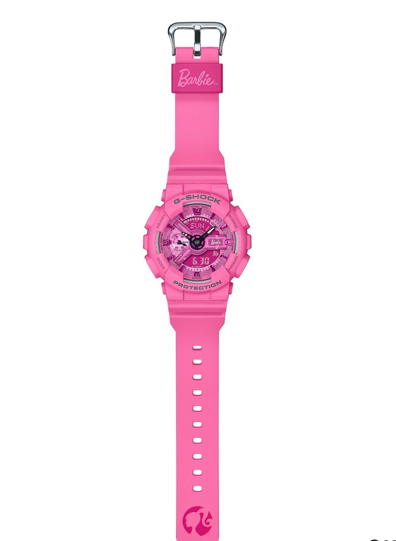 CASIO Casio G-SHOCK Limited Edition Barbie™ Collaboration GMA-S110BE-4A Pink Women's Watch - Image 2