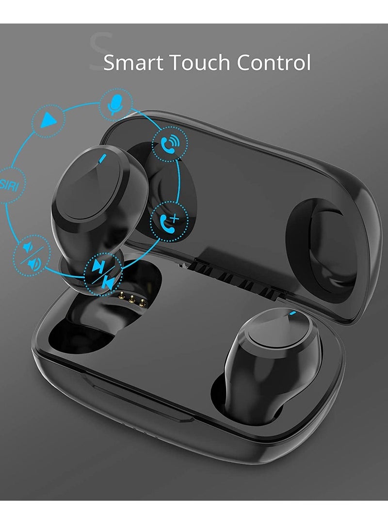 Blackview AirBuds 1 Wireless Earbuds, Bluetooth Earphones 5.0 True Wireless Stereo In Ear Headphones IPX7 Waterproof, Immersive Bass Sound Wireless Earphones for Sport
