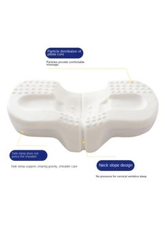 Bluejw Memory Foam Neck Pillow Adjustable Ergonomic Cervical Sleeping Pillow Neck Support Bed Pillow For Shoulder And Neck Pain Relief Orthopedic Pillow For Side Sleeping With Washable Cover  - Image 3