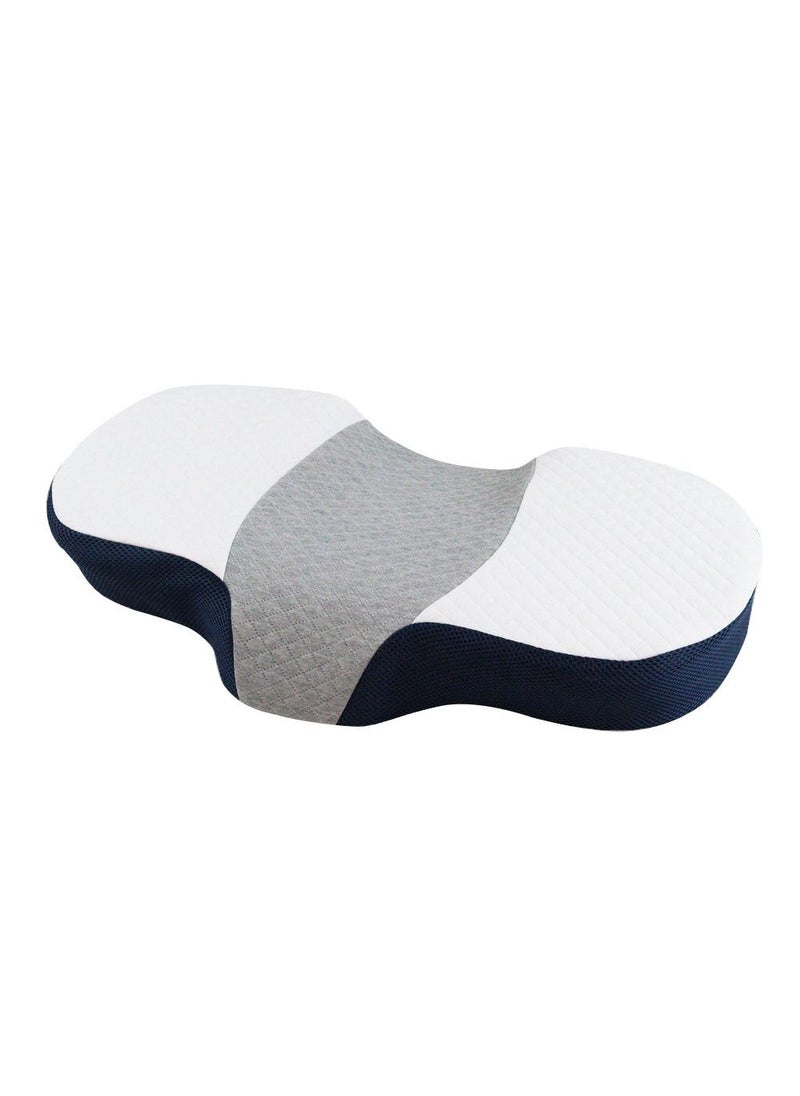 Bluejw Memory Foam Neck Pillow Adjustable Ergonomic Cervical Sleeping Pillow Neck Support Bed Pillow For Shoulder And Neck Pain Relief Orthopedic Pillow For Side Sleeping With Washable Cover  - Image 2