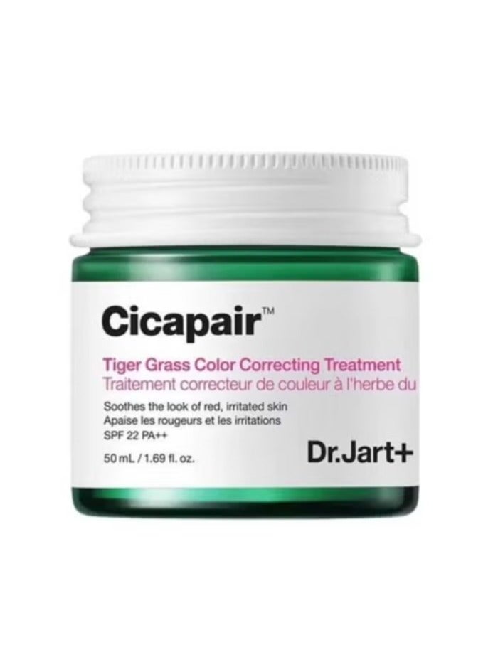 Dr. Jart Cicapair Tiger Grass Color Correcting Treatment 50ml with SPF 22 PA++ - Image 1