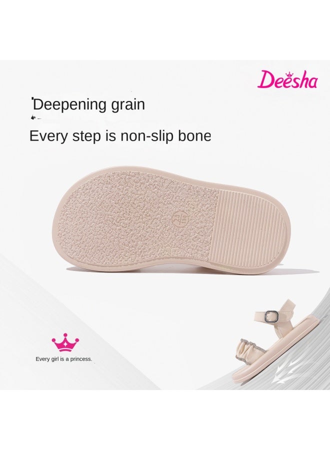 DEESHA 【عرض الصيف】 صنادل جديدة خفيفة الوزن ومريحة للأطفال، صنادل أميرة متعددة الاستخدامات وعصرية للفتيات، أحذية الشاطئ - Image 5