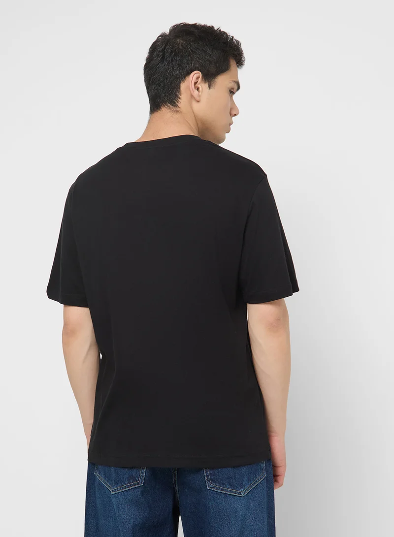 JACK & JONES Graphic Crew Neck Regular Fit T-Shirt