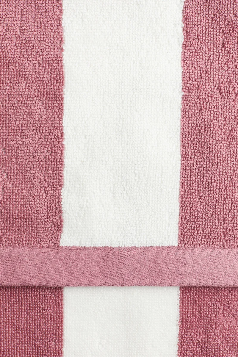 H&M Striped cotton terry guest towel
