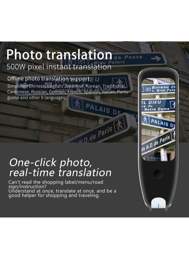 Gasin S10 Smart Translator Pen – 134 Languages Voice/Scan/Photo Translation, Arabic Requires Internet  - Image 5