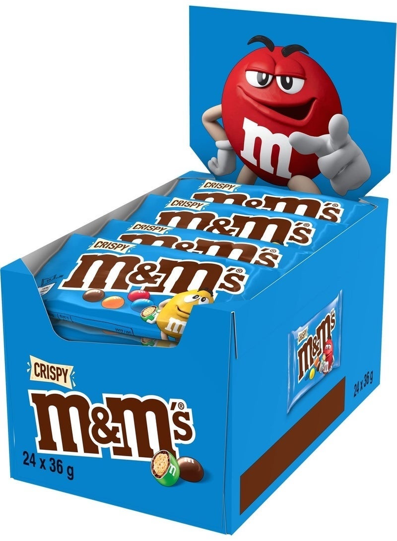 M&M'S Crispy Chocolate 36g x 24 (Pack of 24) - Image 2