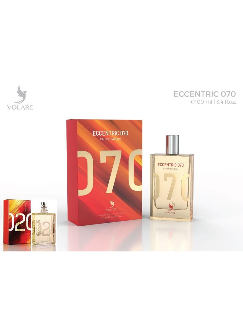 فولاري عطر إكسنتريك 070 او دي برفيوم من فولاري للجنسين - 100 مل - Image 3