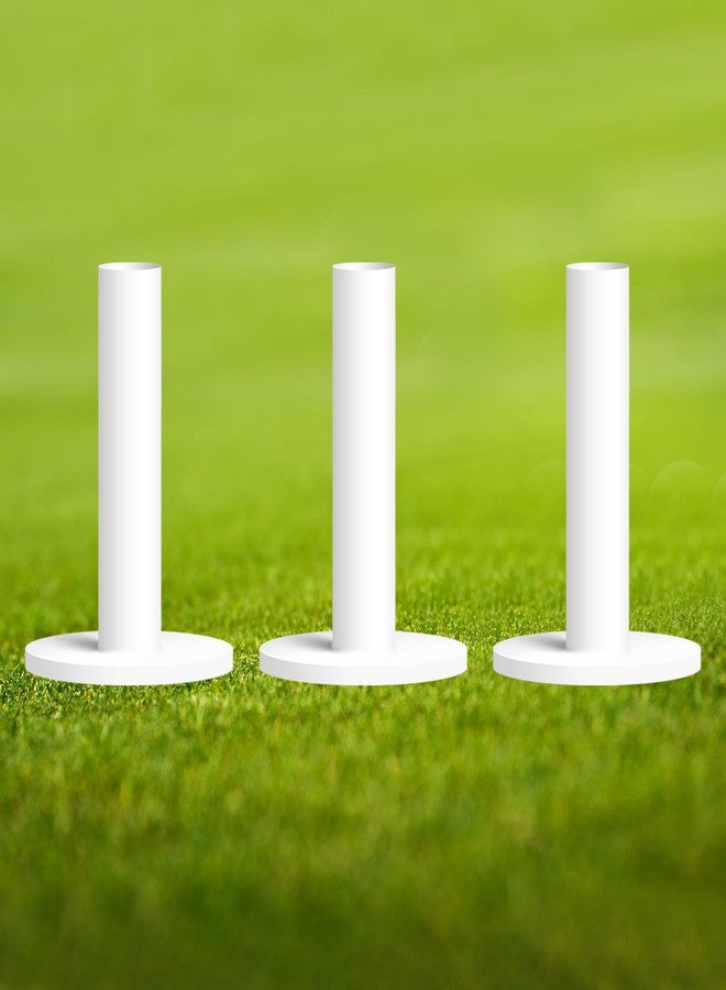 FINGER TEN Golf Rubber Tees Driving Range Value 3/4 Pack, Mixed or Same Size 1.5’’ 2.25’’ 2.75’’ 3’’ for Practice Mat (3 Pack All 2.75-White) - Image 1