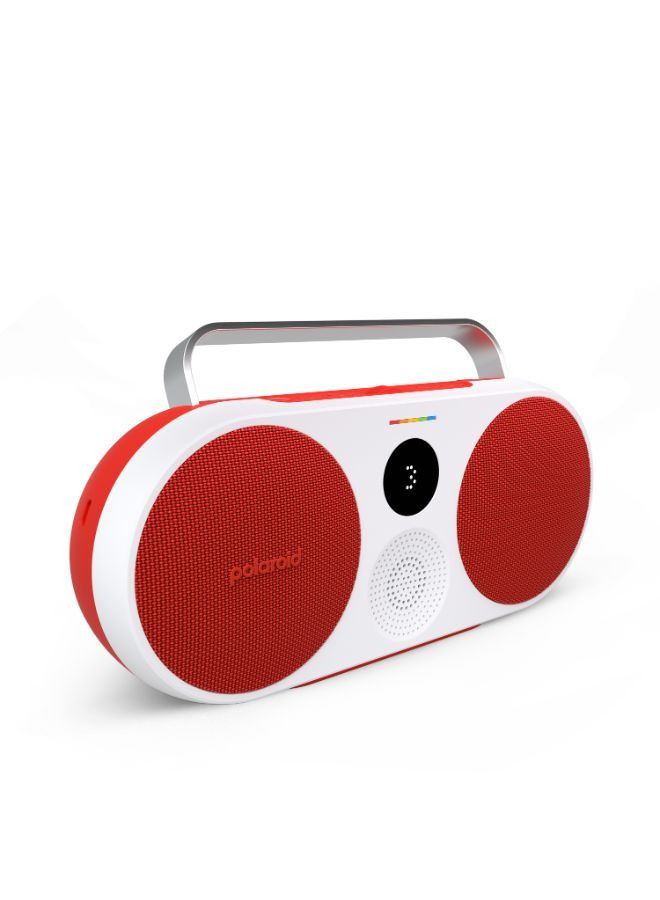 POLAROID P3 Music Player Bluetooth Wireless Portable Speaker - Red & White - Image 3