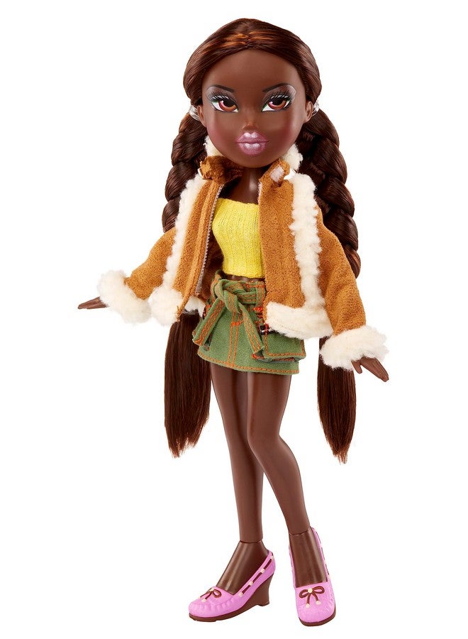 BRATZ دمية الموضة الأصلية فيليشيا سلسلة 3 مع 2 زي وملصق، لجمعها للأعمار 6 7 8 9 10+ - Image 4