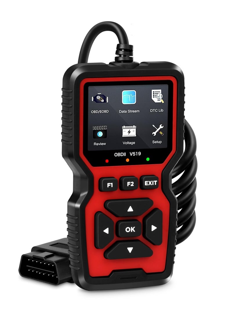 Excefore - Advanced OBD2 Scanner,Auto Check Engine Code Reader with Full OBD2 Functions, Reset, Mode 6 & More,Car Diagnostic Scan Tool For OBDII/EOBD Vehicles Since 1996 - Image 1
