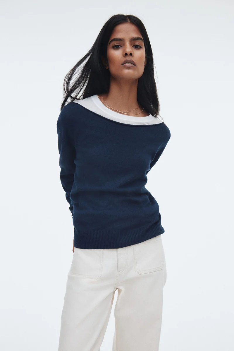 H&M Off-the-shoulder jumper