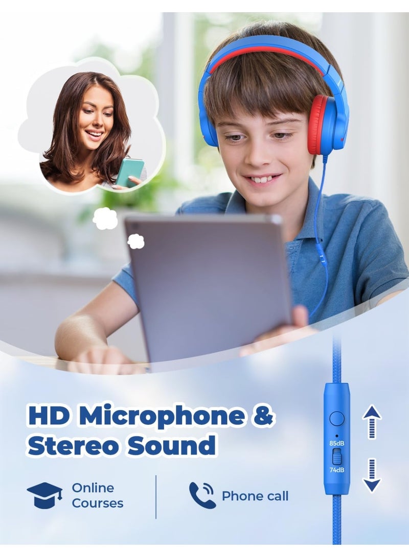 آيكليفير سماعات رأس مزودة بميكروفون للمدرسة - Image 2