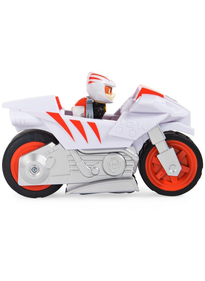 باو بترول Paw Patrol، مركبة دراجة نارية فاخرة قابلة للسحب للخلف من Moto Pups Wildcat مع ميزة Wheelie وشخصية لعبة  - Image 4