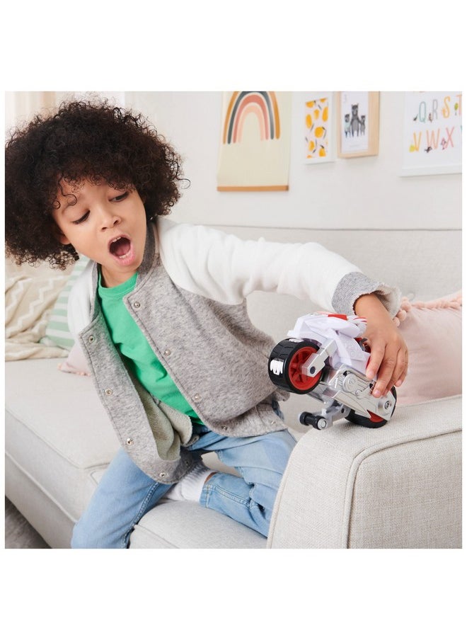 باو بترول Paw Patrol، مركبة دراجة نارية فاخرة قابلة للسحب للخلف من Moto Pups Wildcat مع ميزة Wheelie وشخصية لعبة  - Image 3
