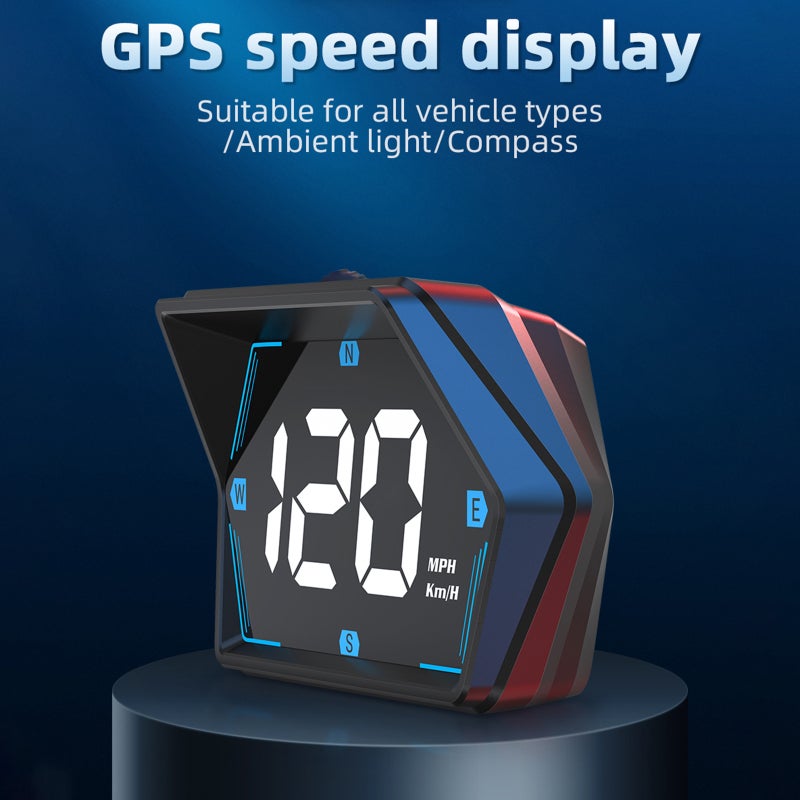 شاشة العرض الرأسي: شريطة مزدوجة GPS وبيدو سوداء، معدل تحديث عالٍ يبلغ 10 هرتز - إنذار بسرعة زائدة، تعديل الحساسية التلقائي للاستخدام العام في السيارات، الشاحنات، والحافلات - Image 5