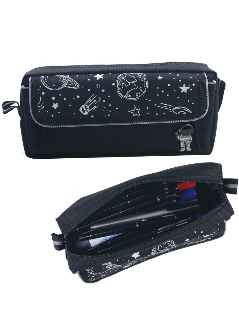 Large Capacity Pencil Case, Pencil Case Beautiful Pencil Bag Portable Multifunctional Bag Organize Office Junior College Large Locker - Image 1