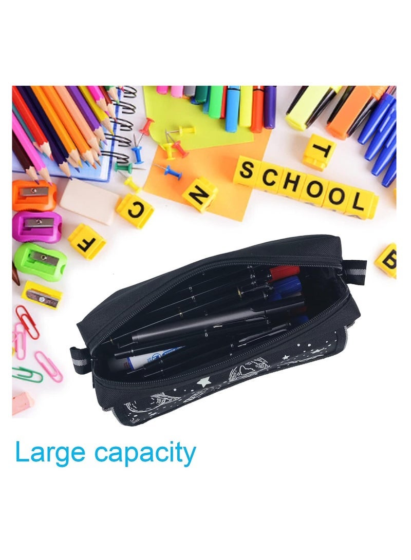 Large Capacity Pencil Case, Pencil Case Beautiful Pencil Bag Portable Multifunctional Bag Organize Office Junior College Large Locker - Image 3