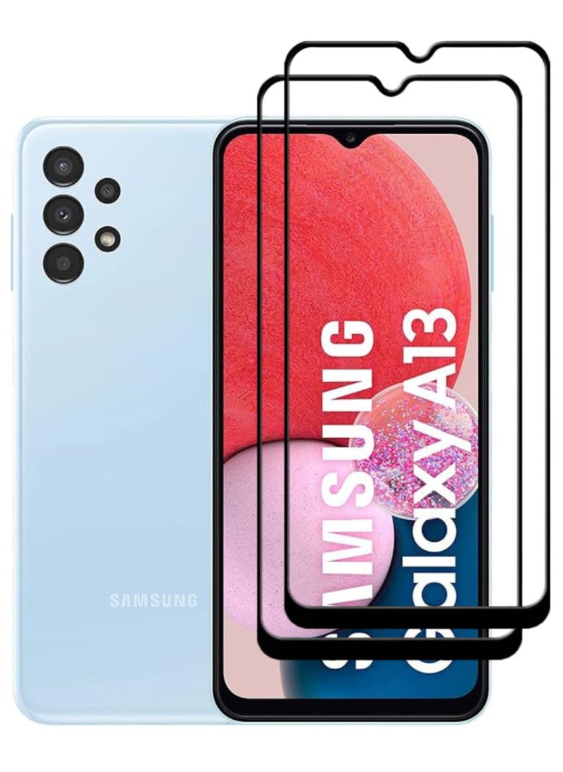 ACLIX 2 Pieces Antistatic ESD Dustproof Premium Quality High Definition Tempered Glass Screen Protector Designed For Samsung Galaxy A13 - Image 1