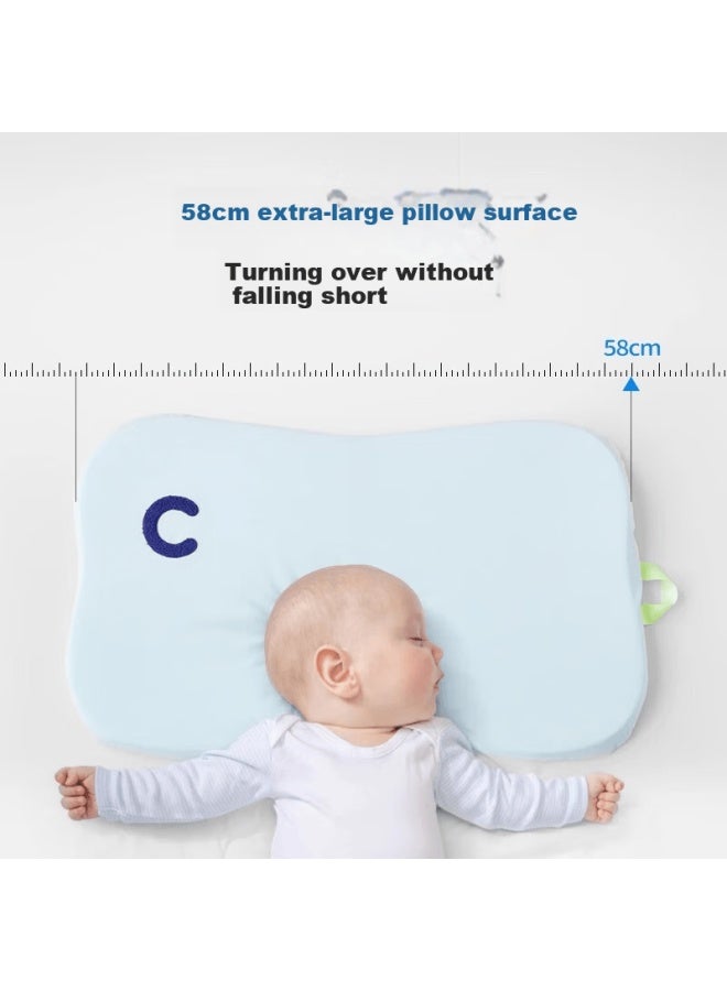 Cory Baby Pillow Cloud Piece Pillow Newborn 0-6 Months To 3 Years Moisture-absorbing Breathable Washable Spine Support Pillow - Image 1