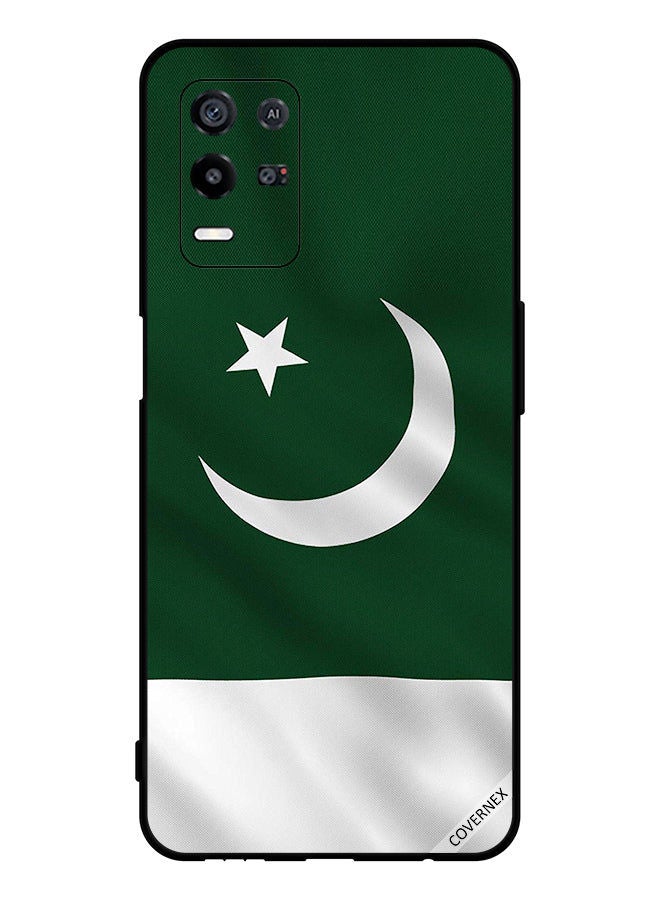 Covernex Protective Case Cover For Oppo K9x Pakistan Flage Vertical - Image 1