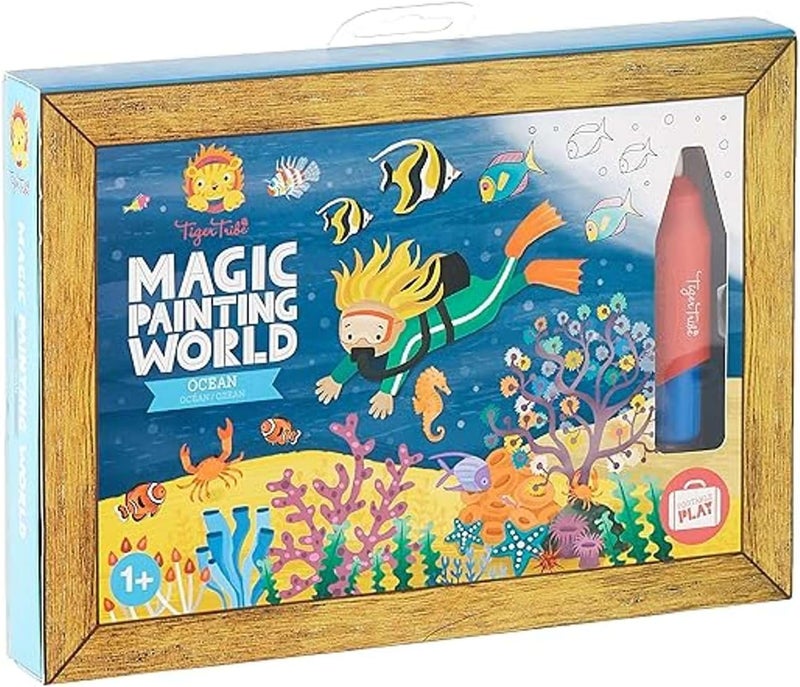 Tiger Tribe Magic Painting World - Ocean Art Craft Set - Image 1