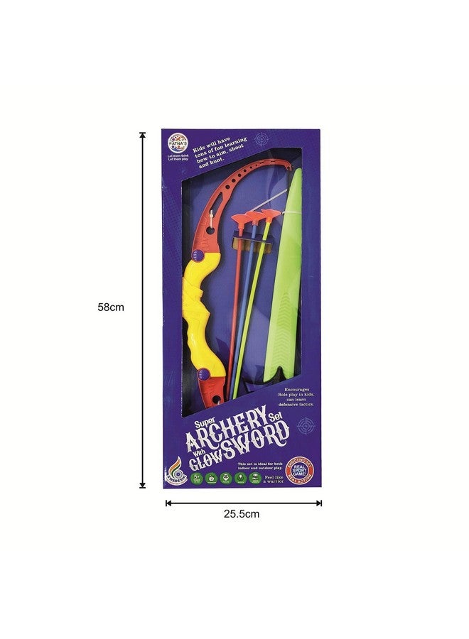 راتاناز مجموعة الرماية الفائقة من راتنا مع سيف متوهج للأطفال، سلاح متعدد الألوان - Image 3