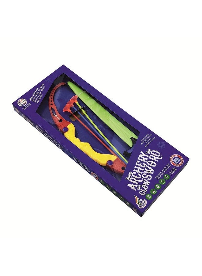 راتاناز مجموعة الرماية الفائقة من راتنا مع سيف متوهج للأطفال، سلاح متعدد الألوان - Image 2