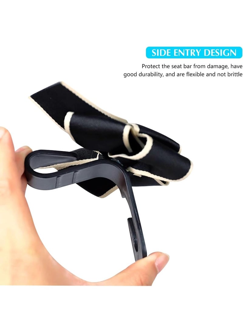 2PCS Car Seat Headrest Hooks, Cute Bow Vehicle Hooks for Purses and Bags, Automotive Purse Hook Hanger Interior Decoration Accessories, Universal for SUV, Sedan, Truck - Image 3
