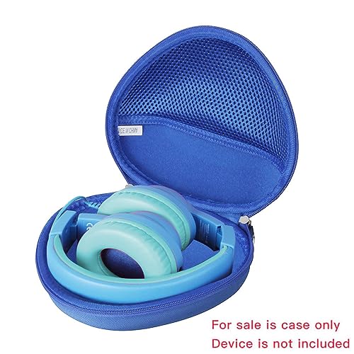 adada Hard Travel Case for iClever HS19 / iClever BTH12 Kids Headphones (Blue) - Image 2