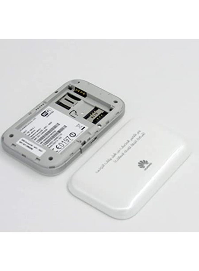 Mobily 1500 mAh Renewed - 4G Mini Wifi Router With 3000 mAh battery and long battery life | With LCD screen | 2.4GHz Wi-Fi , Up to 150Mbps - Micro USB | Supports All Networks (STC, Mobily, Zain) | E5577s‑932 | white - Image 3