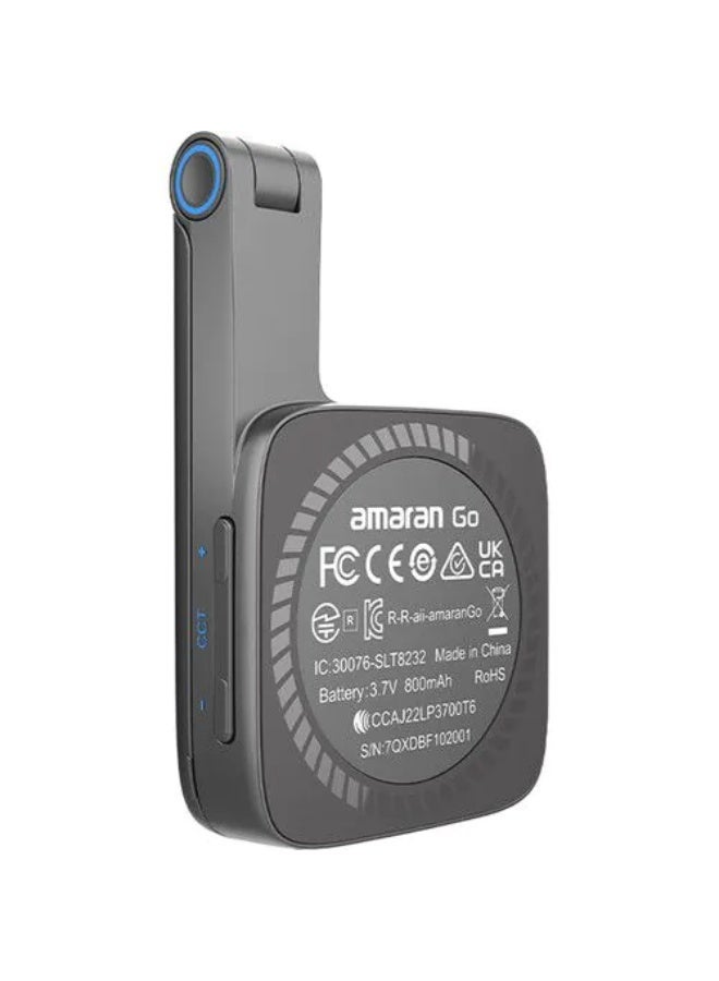 Amaran GO Mini Folding LED Light for Smartphones, MagSafe Compatible, (Charcoal) - Image 3