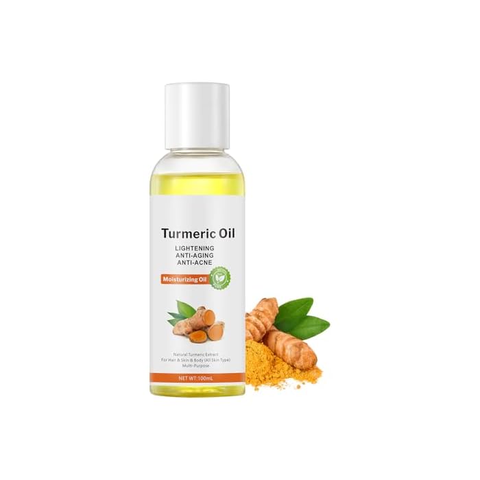 Moisturizers Turmeric Oil for Face Body,Turmeric Skincare Serum for All Skin Type (100g/3.53oz)