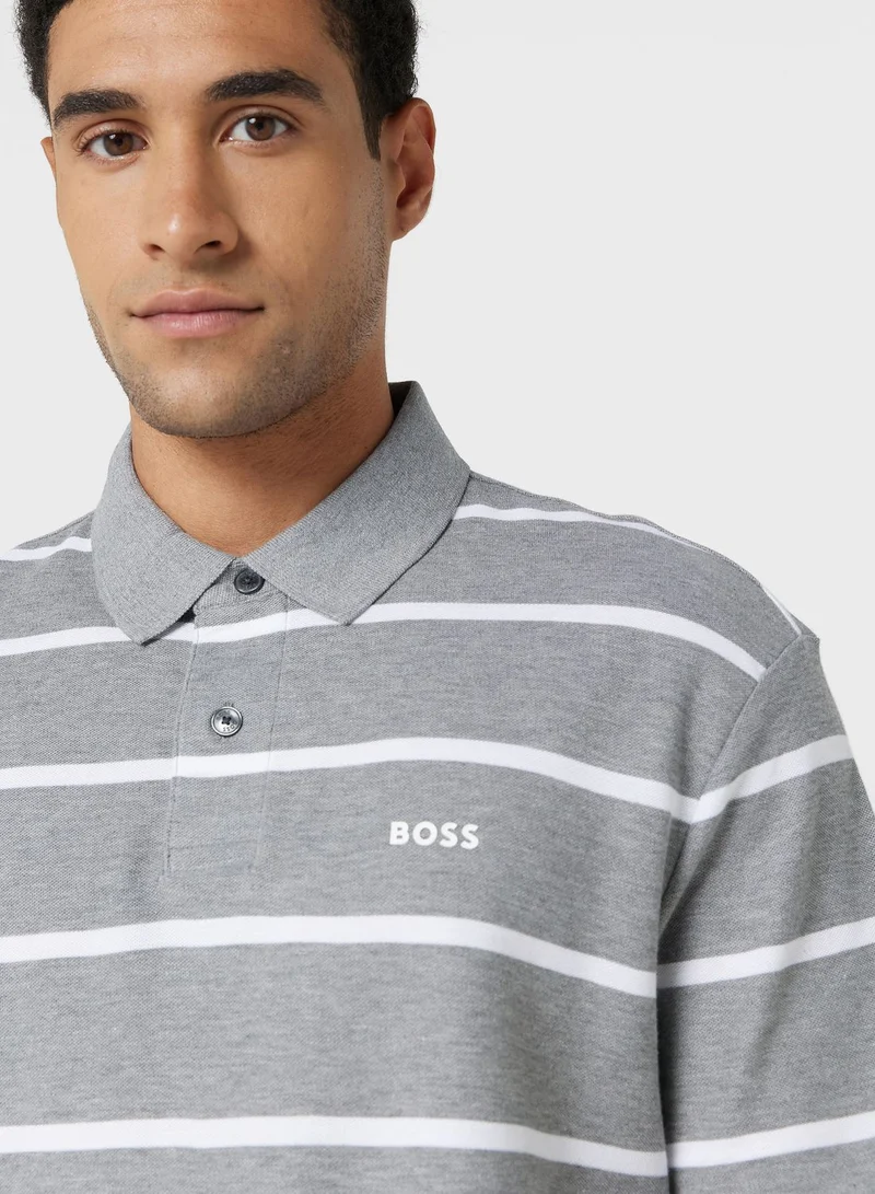 BOSS Striped Polo